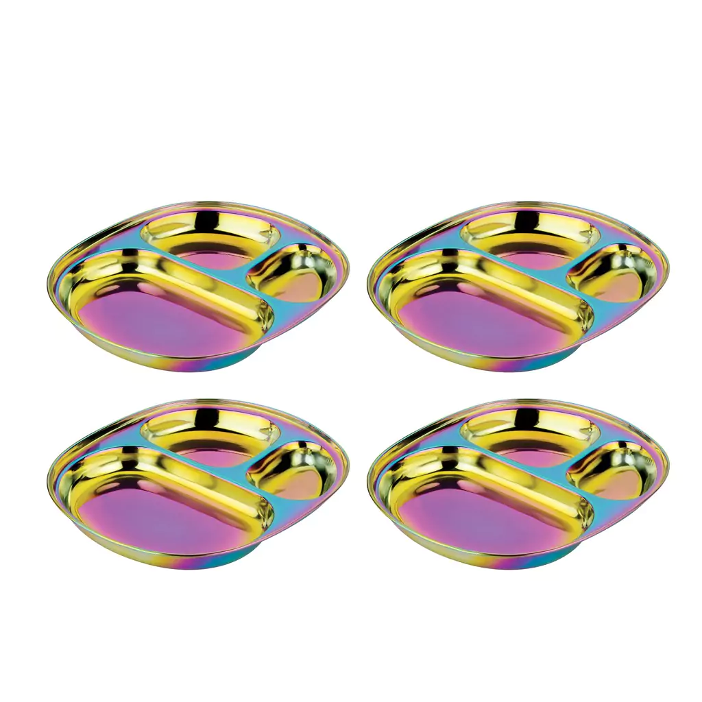 Balanced Bites Divided Plates (Set of 4)