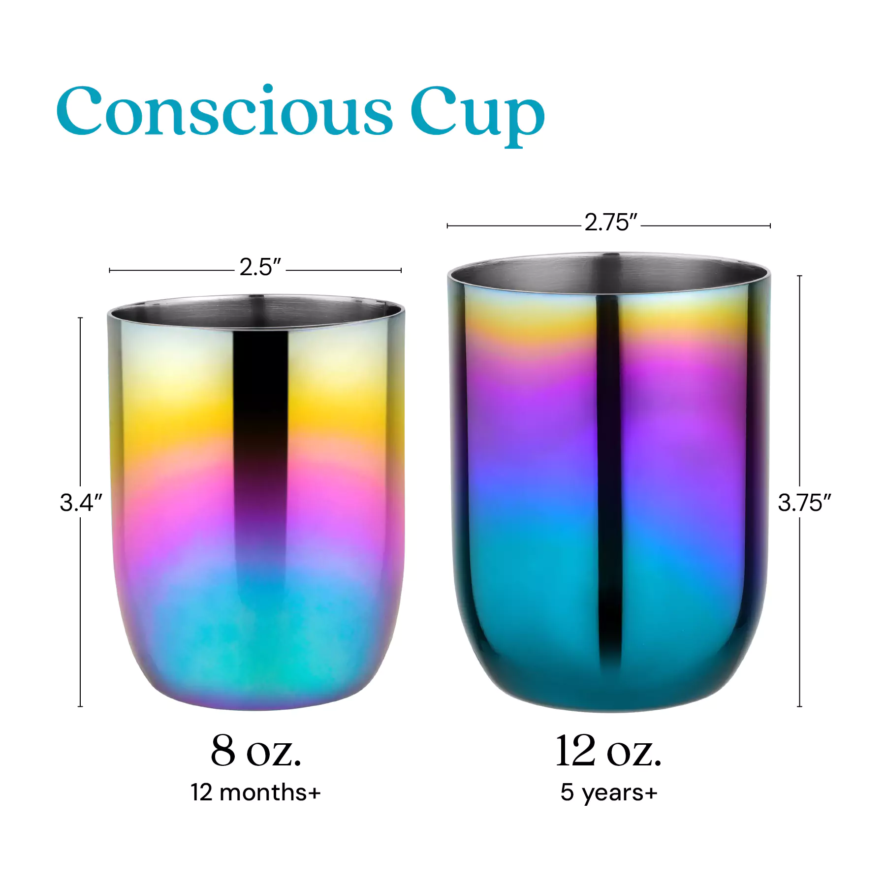 Conscious Cups - 8 oz (Set of 4) - Image 5