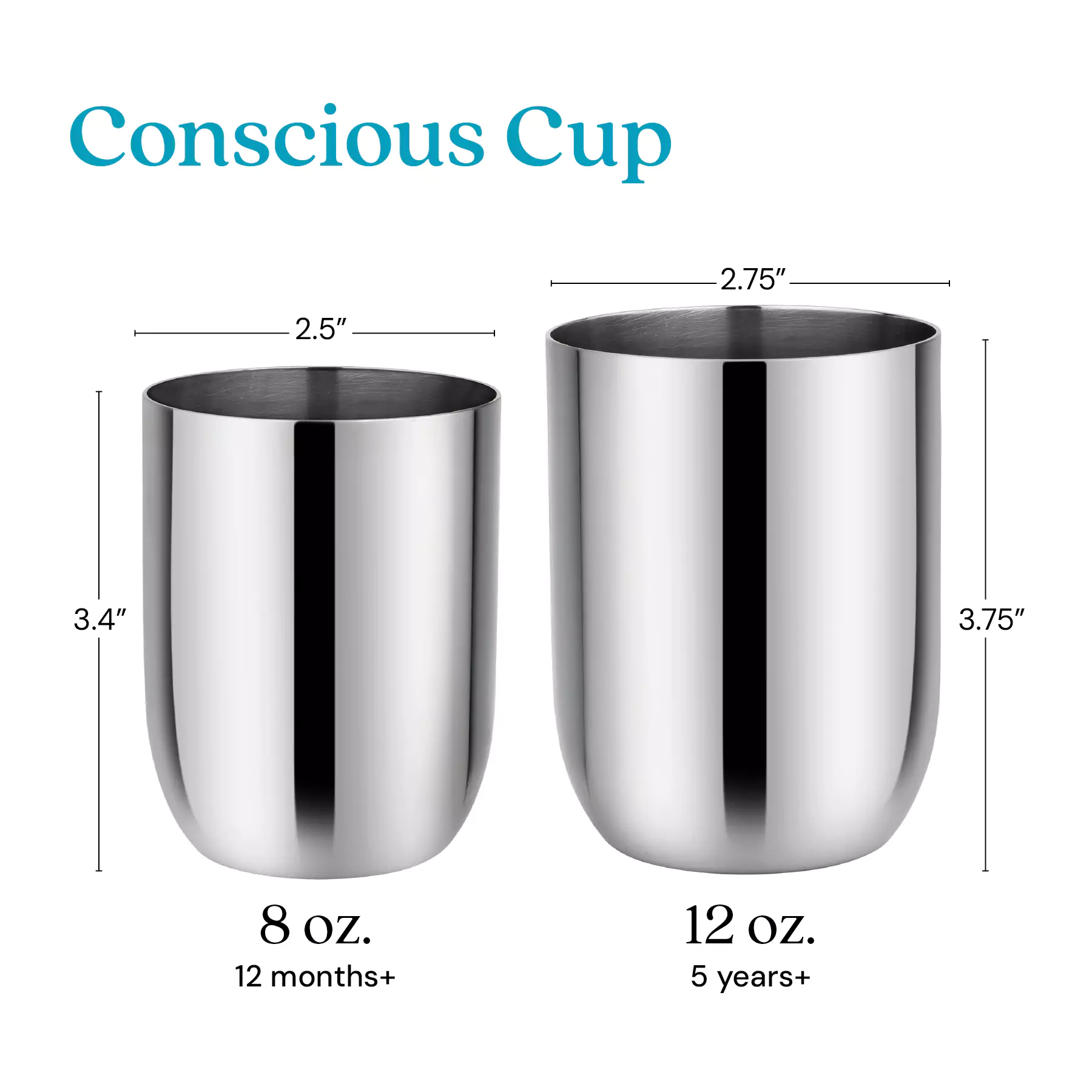Conscious Cups - 8 oz (Set of 4) - Image 5