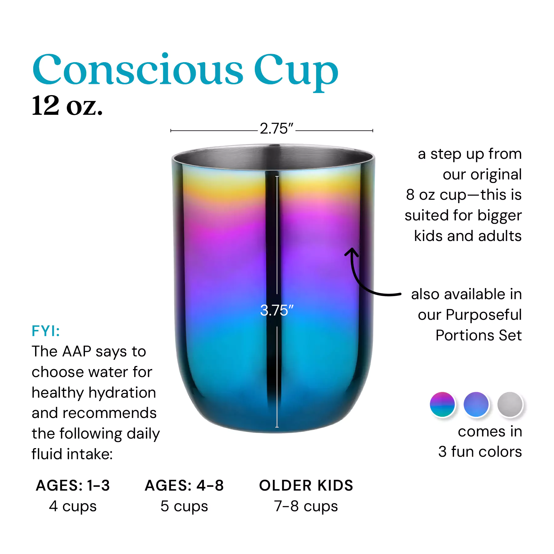 Conscious Cups - 12 oz (Set of 4) - Image 3