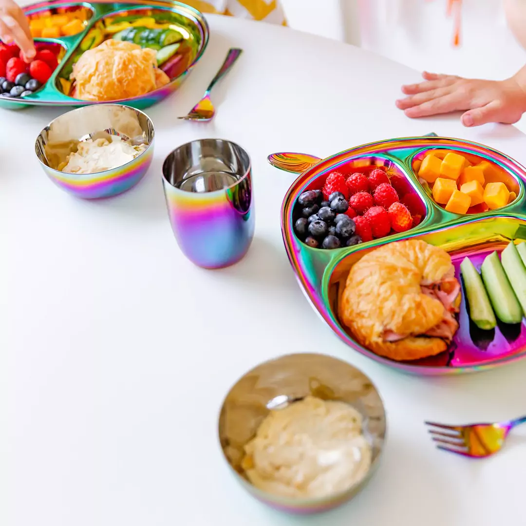 Balanced Bites Divided Plates (Set of 4) - Image 2
